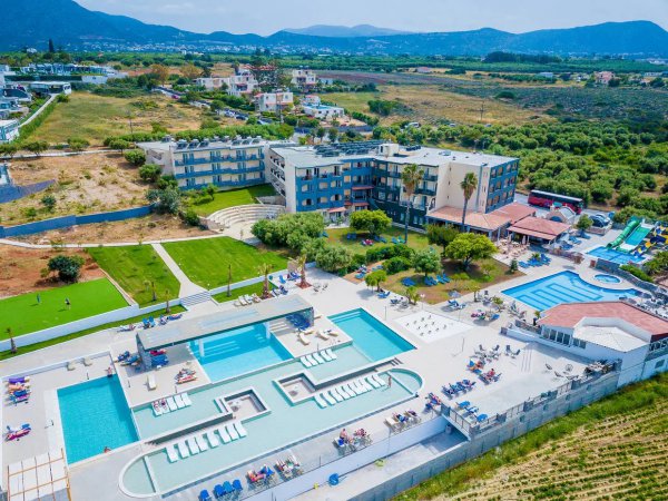:                                                                                      Lato 2022/2023 Grecja Kreta hotel Ocean Heights View Hotel**** zjeżdżalnie