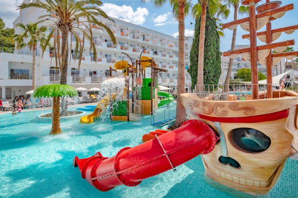 Hiszpania / Costa Brava / Lloret de Mar - hotel BEST LLORET SPLASH **** 2024 zjeżdżalnie !