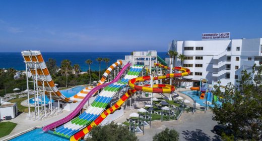Cypr - Pafos - hotel Leonardo Laura Beach & Splash Resort **** lato 2022 - bardzo dobry hotel !!!