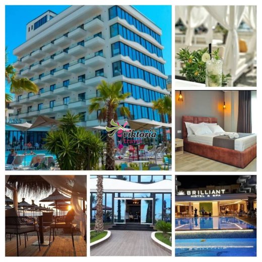 Albania Durres - BRILLIANT Hotel & SPA ALL INC !! Bezpłatny serwis plażowy ! lato 2024